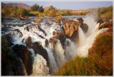 Vodopády Epula Falls na hranicích Namíbie a Angoly